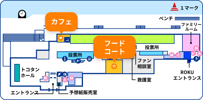 1Fフロアマップ