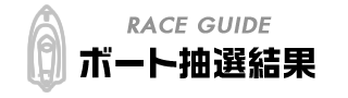 ボート抽選結果