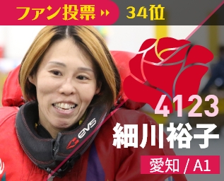 4123 細川裕子 愛知/A1 ファン投票36位