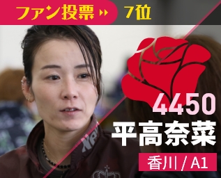 4450 平高奈菜 香川/A1 ファン投票7位