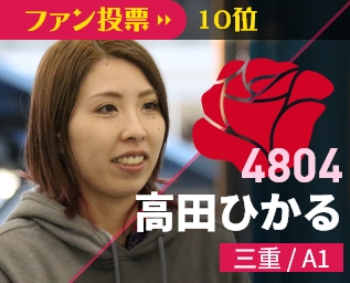 4804 高田ひかる 三重/A1 ファン投票10位